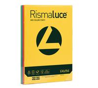 FAVINI - A67X114 - Carta Rismaluce - A4 - 200 gr - mix 8 colori - Favini - conf. 125 fogli - 32767 - Conf. da 1 Pz. - A67X114