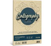carta calligraphy pergamena - a4 - 190 gr - crema 05 - favini - conf. 50 fogli
