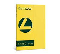 Favini A69B144 Rismaluce YELLOW SUN 100 sheets of 90gr paper A4 size (21x29.7 cm) Made in Italy