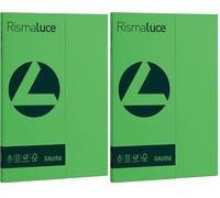 Favini A69D144 Rismaluce colore VERDE confezione da 200 fogli di carta da 90gr Formato A4 (21x29,7 cm) Made in Italy