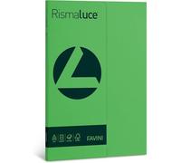 Favini A69D544 Rismaluce colore VERDE confezione da 50 cartoncini da 200gr Formato A4 (21x29,7 cm) Made in Italy