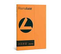 Favini A69E544 Rismaluce colore ARANCIO confezione da 50 cartoncini da 200gr Formato A4 (21x29,7 cm) Made in Italy