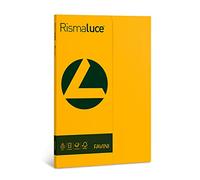Favini A69H544 Rismaluce colore GIALLO ORO confezione da 50 cartoncini da 200gr Formato A4 (21x29,7 cm) Made in Italy