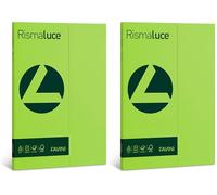 Favini A69M544 Rismaluce colore VERDE PISTACCHIO confezione da 100 cartoncini da 200gr Formato A4 (21x29,7 cm) Made in Italy