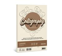 carta calligraphy canvas - a4 - 200 gr - avorio 02 - favini - conf. 50 fogli