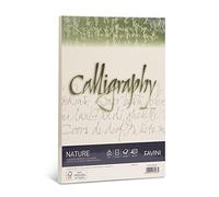Favini A69Q564 Calligraphy Nature Agrumi colore Avorio 50 cartoncini da 200 gr/m2 formato A4 21x29,7 cm ideali per Inviti Partecipazioni Diplomi Menù Made in Italy