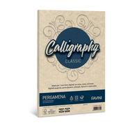 carta calligraphy pergamena - a4 - 190 gr - sabbia 02 - favini - conf. 50 fogli