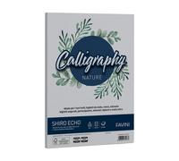 carta calligraphy nature shiro eco - a4 - 250 gr - cenere - favini - conf. 50 fogli