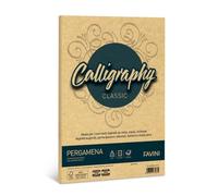 Favini A69W084 Calligraphy Pergamena Liscio, 21 x 29.7 cm, oro