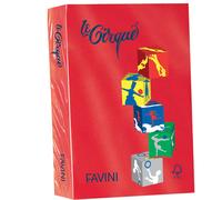 FAVINI - A71C504 - Carta Le Cirque - A4 - 80 gr - rosso scarlatto 209 - Favini - conf. 500 fogli - 32883 - Conf. da 1 Pz.