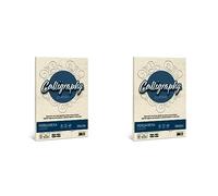 Favini Carta da Calligrafia Pergamena Liscio Avorio 190gr 21x29,7cm Confezione da 2