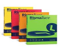FAVINI carta rismaluce 200gr a4 125fg ciclamino favini
