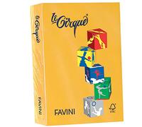 carta colorata favini le cirque a4 160 g/m² colori forti - risma da 250 fogli oro - a74h304