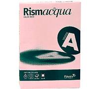 carta colorata favini rismacqua colori tenui 140 g/m² a3 rosa 10 - risma da 200 fogli - a65s213