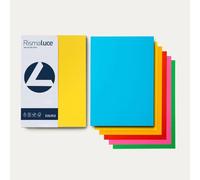 Favini Rismaluce Small A4 200gr 50fg 5 Colori Forti Assortiti