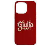 Favoloso Nome GIULIA Ragazza Cottagecore Mamma Gardencore Custodia per iPhone 15 Pro Max