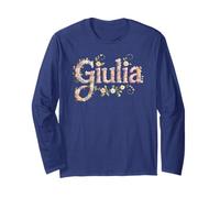 Favoloso Nome Giulia Ragazza Cottagecore Mamma Gardencore Maglia a Manica