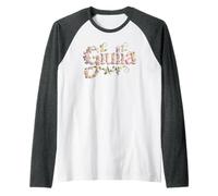 Favoloso Nome Giulia Ragazza Cottagecore Mamma Gardencore Maglia con Maniche Raglan