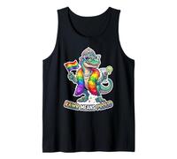 Favoloso Rainbow Pride-o-Saurus Rex Canotta