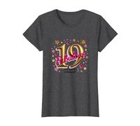 Favoloso Regalo di Compleanno per Festeggiare con Stile Maglietta, Donna, Grigio Scuro, 3XL