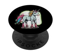Favoloso unicorno unicorni cavallo cavalli bambino ragazza ragazzi PopSockets PopGrip Adesivo