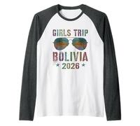 Favoloso Viaggio per Ragazze Bolivia 2026 Vacay Beaching Travel Maglia con Maniche Raglan