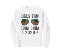 Favoloso Viaggio per Ragazze Bora Bora 2026 Vacay Beaching Travel Felpa