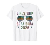 Favoloso Viaggio per Ragazze Bora Bora 2026 Vacay Beaching Travel Maglietta