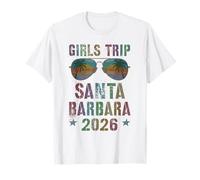 Favoloso Viaggio per Ragazze Santa Barbara 2026 Vacay Beaching Travel Maglietta