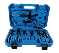 FAVOMOTO 1 Set / 9 Pezzi Per Pinza Per Rimozione Tubi Tubo Auto Pinza Strumento/Rimozione Morsetto In Acciaio Re Filo Acqua Pratico Acciaio Tubo Utile Pinze Per Autoveicoli Radiatore
