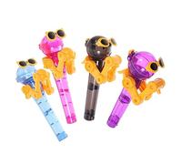 FAVOMOTO 4 Pz robottino dello zucchero giocattoli per bambini lecca-lecca di caramelle mangiare giocattolo lecca-lecca giocattoli robotici porta lecca lecca robot lecca-lecca