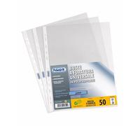 FAVORIT - 100460040 - Buste forate Special PP - Linear - buccia - 22 x 30 cm - trasparente - Favorit - conf. 50 pezzi - 37635 - Conf. da 1 Pz. - 100460040