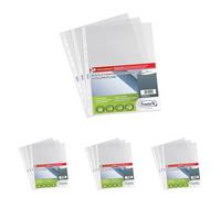 Favorit 100460056 - Buste Foratura Universale 50 Buste, 22 x 30 cm , Trasparente (Confezione da 4)