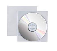 Favorit 100460134 Busta Adesiva Porta Cd/Dvd con Patella di Chiusura Formato Interno 12,5X12,5 cm, Confezione da 25 Pz.