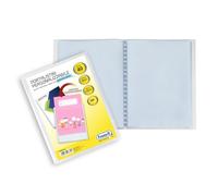 Portalistini personalizzabile Sviluppo - liscio - 15x21 cm - 20 buste - trasparente - Favorit Quantita min. 1