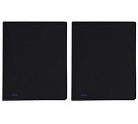 Favorit 100460284 Portalistino a 50 Buste, Nero, 22 x 30 cm (Confezione da 2)