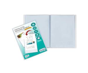 Favorit 100460332 - Portalistino Personalizzabile 90 Buste, 22 x 30 cm, Trasparente