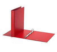 Favorit 100460440 Raccoglitore Formato Interno 22X30 cm 4 Anelli Diametro 40 mm, Rosso