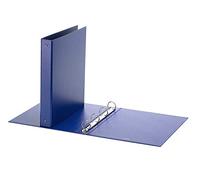 Favorit 100460441 Raccoglitore Formato Interno 22X30 cm 4 Anelli Diametro 40 mm, Blu
