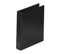 Favorit 100460442 Raccoglitore Formato Interno 22 x 30 cm, 4 Anelli Diametro 50 mm, Nero