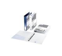 Favorit 100460463 - Raccoglitore con Tasca Personalizzabile 22 x 30 cm, 4 Anelli a D Altezza 30 mm , Bianco