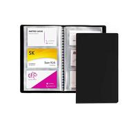 Favorit 100460549 Porta Biglietti da Visita con 20 Buste Fisse a 3 Tasche Format