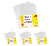 Favorit 100461711 - Busta a Foratura Universale, 22 x 30 cm, Liscia (Confezione da 4)