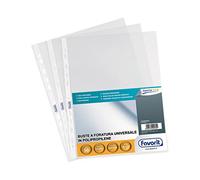 Buste forate Special PP - Superior - buccia - 21x29,7 cm - trasparente - Favorit - conf. 50 pezzi