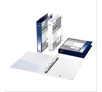 Favorit 180359 - Raccoglitore con Tasca Personalizzabile 22 x 30 cm, 4 Anelli Tondi Diametro 15 mm , Bianco