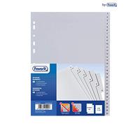 Favorit 400006684 Divisori a Foratura Universale per Raccoglitori ad Anelli con 31 Tacche Numeriche (da 1 a 31), Formato Interno A4, in Polipropilene (Materia Plastica Atossica)