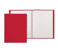 FAVORIT - 400035529 - Portalistini Sviluppo - liscio - PP - 22 x 30 cm - 60 buste - rosso - Favorit - 71926 - Conf. da 1 Pz. - 400035529