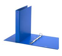 Raccoglitore Europa - 4 anelli tondi 30 mm - dorso 4 cm - 22x30 cm - azzurro - Favorit