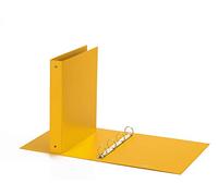 Raccoglitore Europa - 4 anelli tondi 30 mm - dorso 4 cm - 22x30 cm - giallo - Favorit