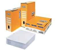 FAVORIT - 400052718 - Buste forate La 500 - Linear - buccia - 22 x 30 cm - trasparente - Favorit - conf. 500 pezzi - 80576 - Conf. da 1 Pz. - 400052718